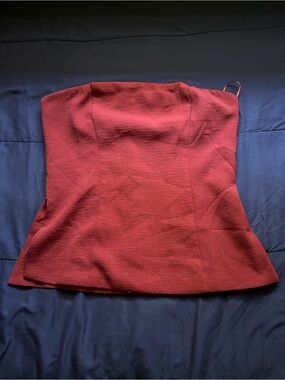Strapless Emerson Lang Red/maroon Top